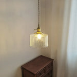 Green Glass Pendant Light Chandelier - Nordic LED Hanging Lamp for Home Decor