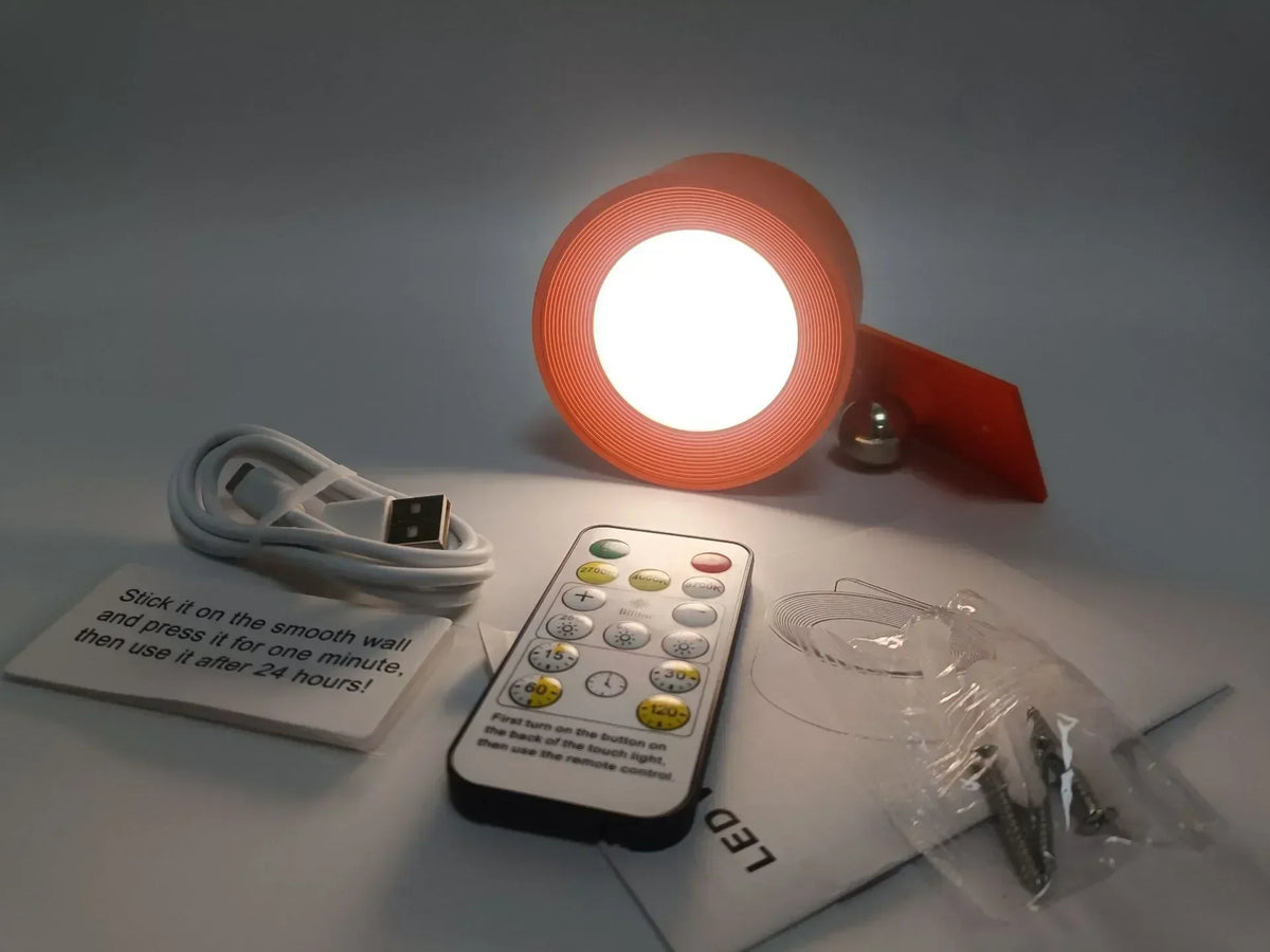 RGB Desk Lamp: Portable, Magnetic, Rechargeable, 360° Rotation, Wall Mount, Reading Light
