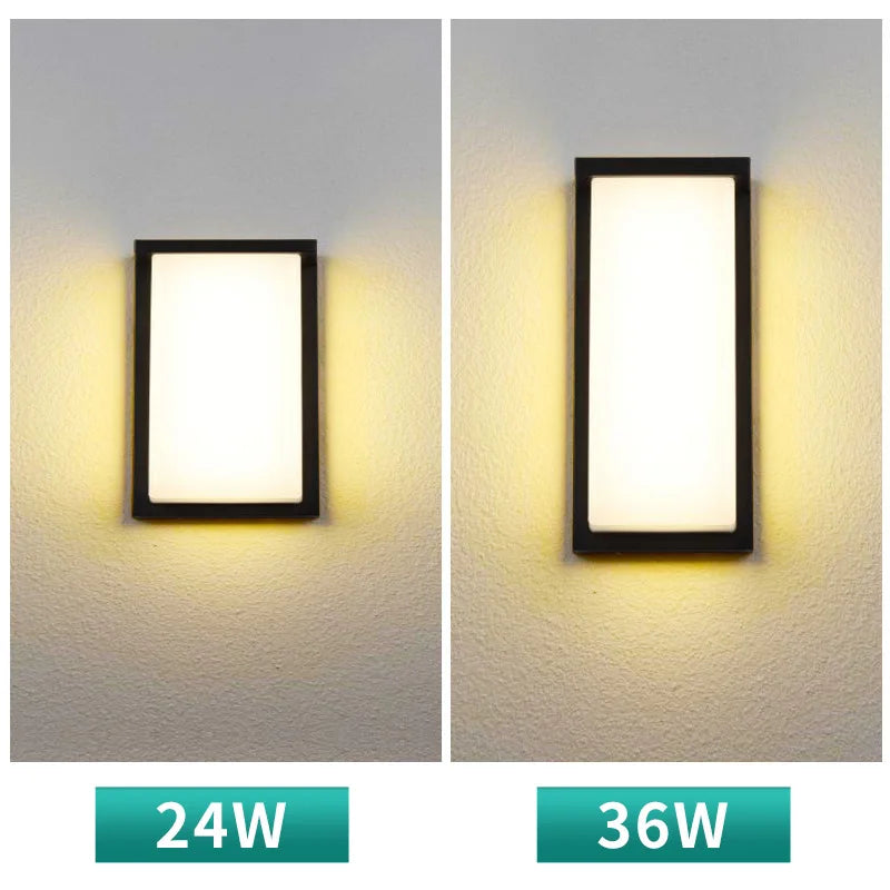 Outdoor Wall Light: Ultra-Bright LED, Waterproof Design for Porch, Balcony, Patio