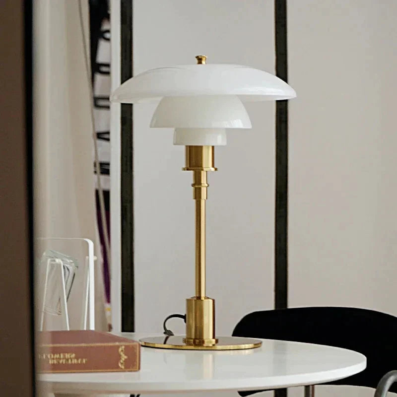 Nordic PH3 Glass LED Table Lamp - Modern Bedroom Study Decoration