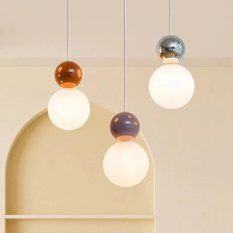 Macaroon LED Pendant Light for Bedroom Living Room Decor