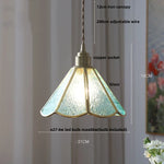 Walnut Wood Loft LED Pendant Lights Glass Hang Lamp Home Decor