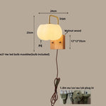 Walnut Wood LED Wall Lamp Home Decor Nordic Vanity Light Fixture