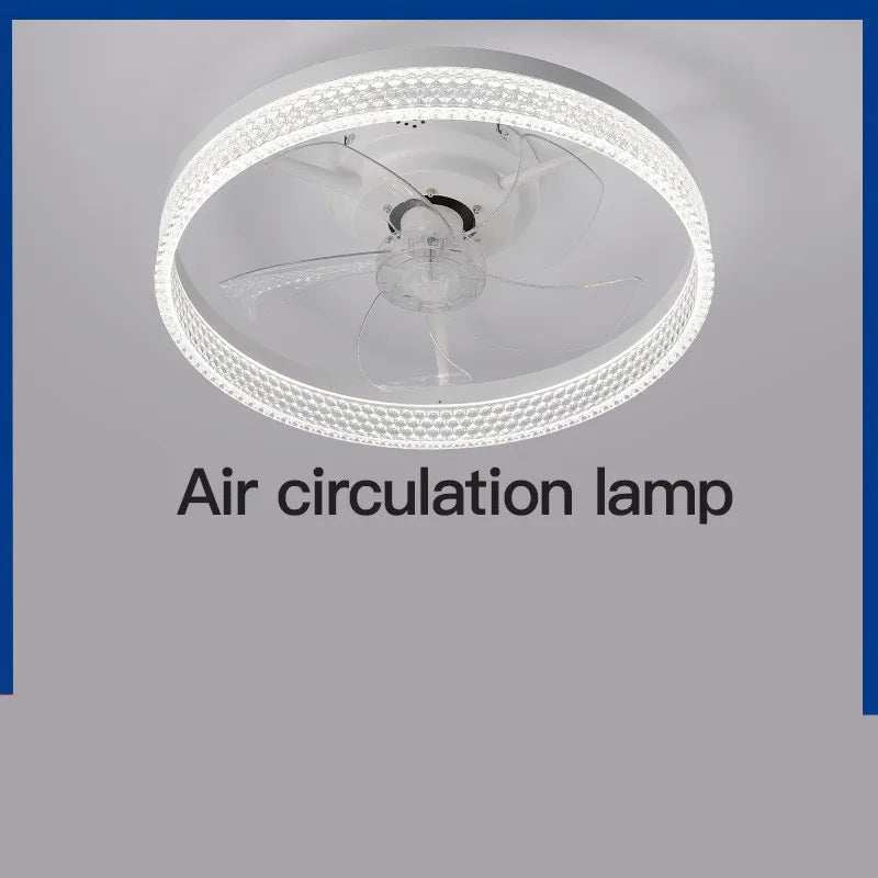 7-Leaf Tri-Color Fan Lights: Modern Energy-Saving Ceiling Fan LED for Living, Bedroom, Dining