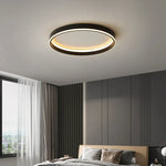 Minimalist Round LED Ceiling Light for Bedroom Loft Balcony - Dimmable Indoor Lighting