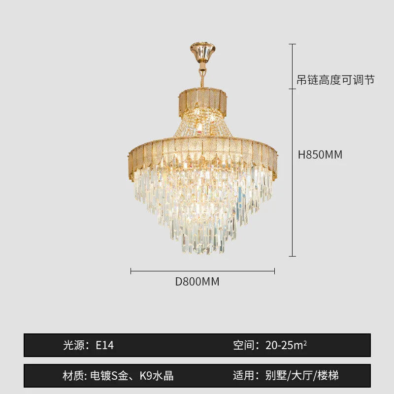 Shell Art Color Chandelier Luxury Lighting for Living & Dining Rooms