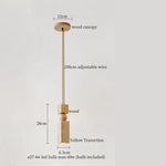 Yellow Travertine Stone LED Pendant Lamp - Vintage Hanging Lighting
