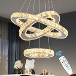 Crystal Chandelier LED Pendant Lighting for Living Room