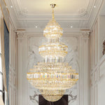 Crystal Villa Chandelier Pendant - Modern European Style Luxury Hotel Lobby Light