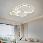 Cobblestone LED Ceiling Lights Living Room Chandelier for Modern Home Decor