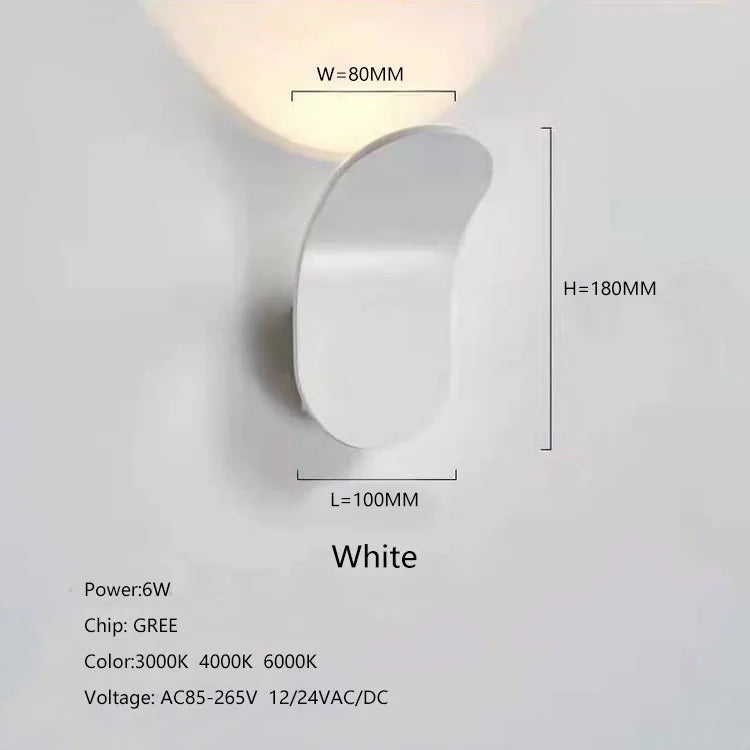 Luxury Adjustable COB Led Wall Light for Modern Hotel Rooms