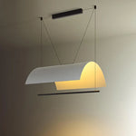 Postmodern Eaves Tile Chandelier LED Pendant Lamp for Designer Restaurant Bar Café