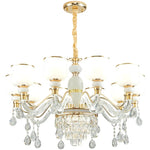 European Luxury Crystal Chandelier: Elegant Main Light for Living Room, Dining Room, Hall