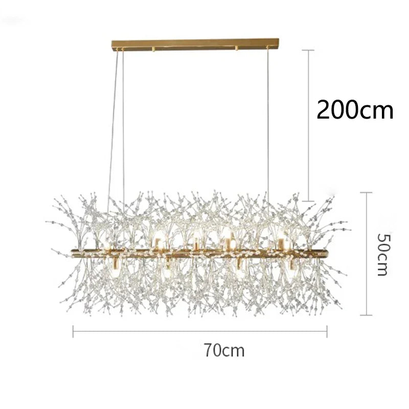 LED Pendant Chandelier for Living Room Bedroom Dining Room Decor