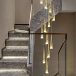 Nordic Home Decoration Stair Chandelier Living Room Dining Pendant Lights Ceiling Lighting
