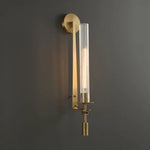 Moon Wall Light: American Style Glass Wall Lamp for Bedroom Decor