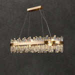 Crystal LED Chandelier for Luxurious Living & Dining Spaces