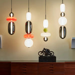 Candy Glass Ceiling Hanging Chandelier for Loft Living Room