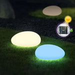 Solar Stone Light: Waterproof LED Lamp for Outdoor Patio, Yard, Garden, Lawn