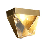 Crystal LED Wall Sconce: Elegant Chrome/Gold Bedside Lamp for Home/Hotel Interiors