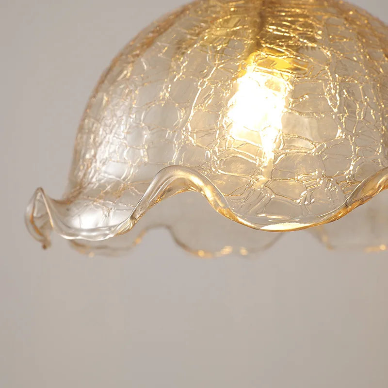 LED Glass Pendant Light Chandelier for Modern Living Dining Room