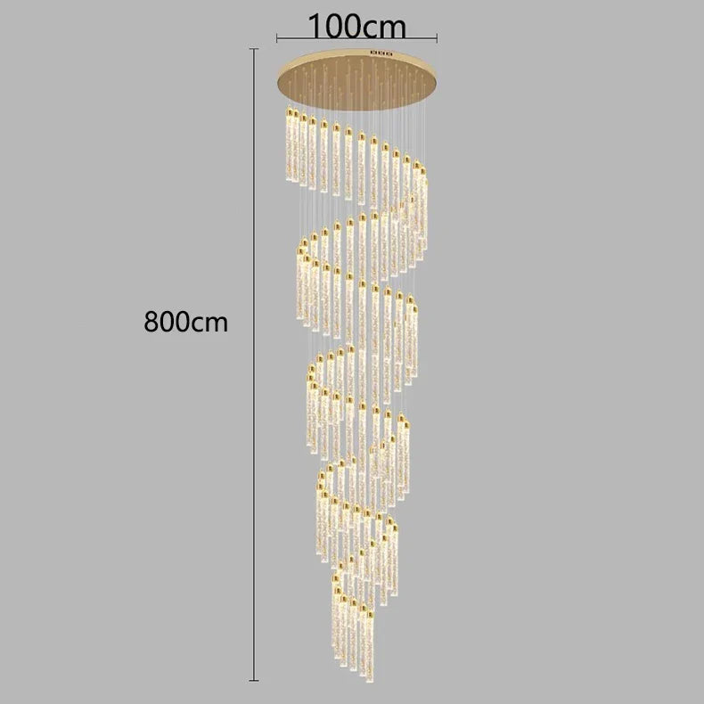 Nordic Home Decoration Stair Chandelier Living Room Dining Ceiling Light