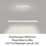 Minimalist LED Chandelier for Home Villa Living Room Bedroom Dining Study Lighting