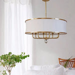 Gold Rod LED Chandelier for Living Room, Nordic Style Hanging Lamp