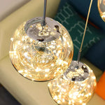 Nordic Stair Chandelier Ceiling Light Set for Living and Dining Room
