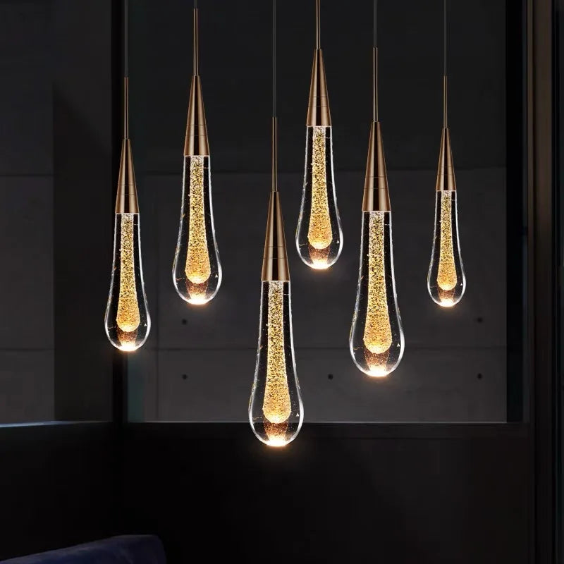 LED Crystal Chandelier for Home Decor & Lighting - Modern & Elegant Ceiling Light