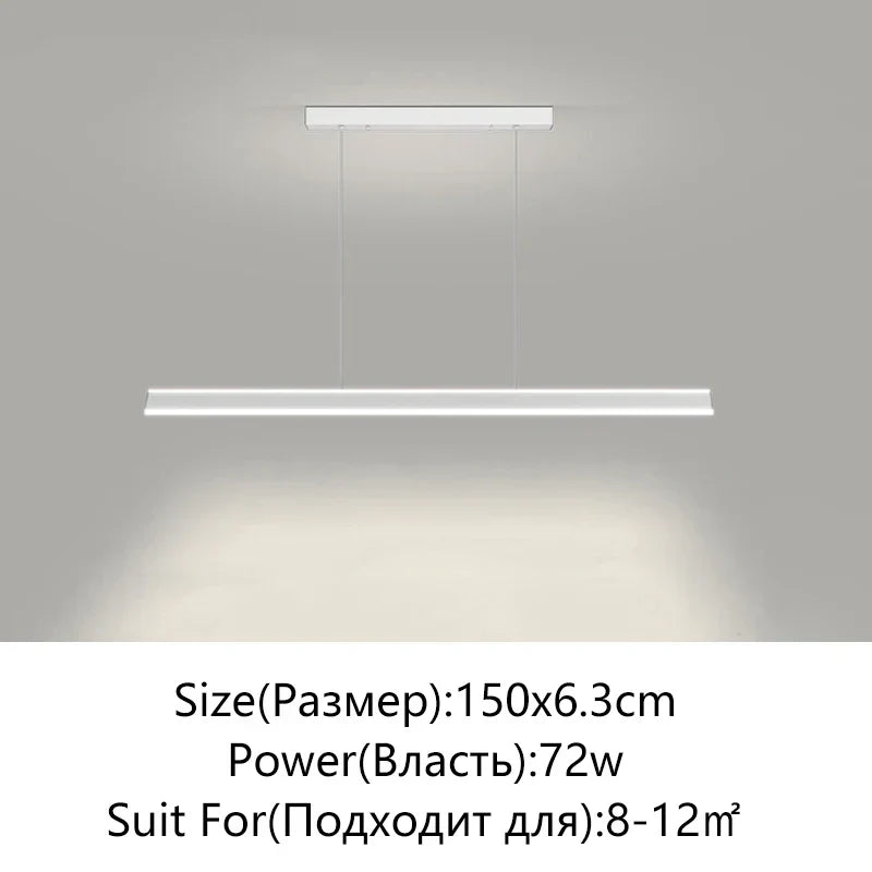Minimalist LED Chandelier for Home Villa Living Room Bedroom Dining Study Lighting