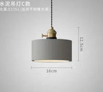 Blue Glass Pendant Lights for Bedroom Dinning Living Room