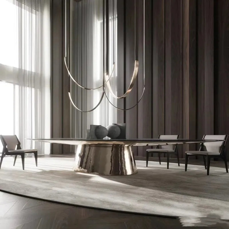 Nordic Leather Chandelier LED Pendant Light for Home and Restaurant