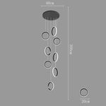 LED Pendant Lights: Modern Minimalist Hanging Chandelier for Living & Dining Room