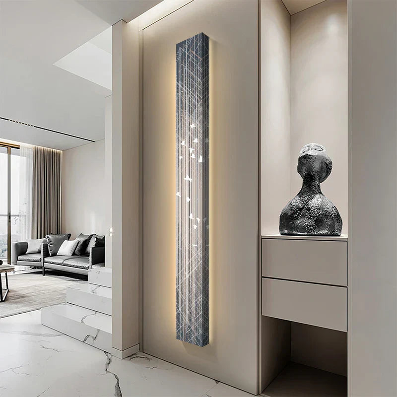 LED Indoor Painting Decoration Strip Wall Hanging Lamp for Living Room & Hotel