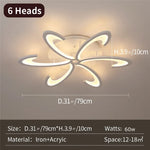 Acrylic LED Ceiling Chandelier for Modern Indoor Living Room Lighting Fixtures