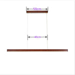 Walnut Wood Pendant Light LED Modern Minimalist Restaurant Bar Counter Droplight