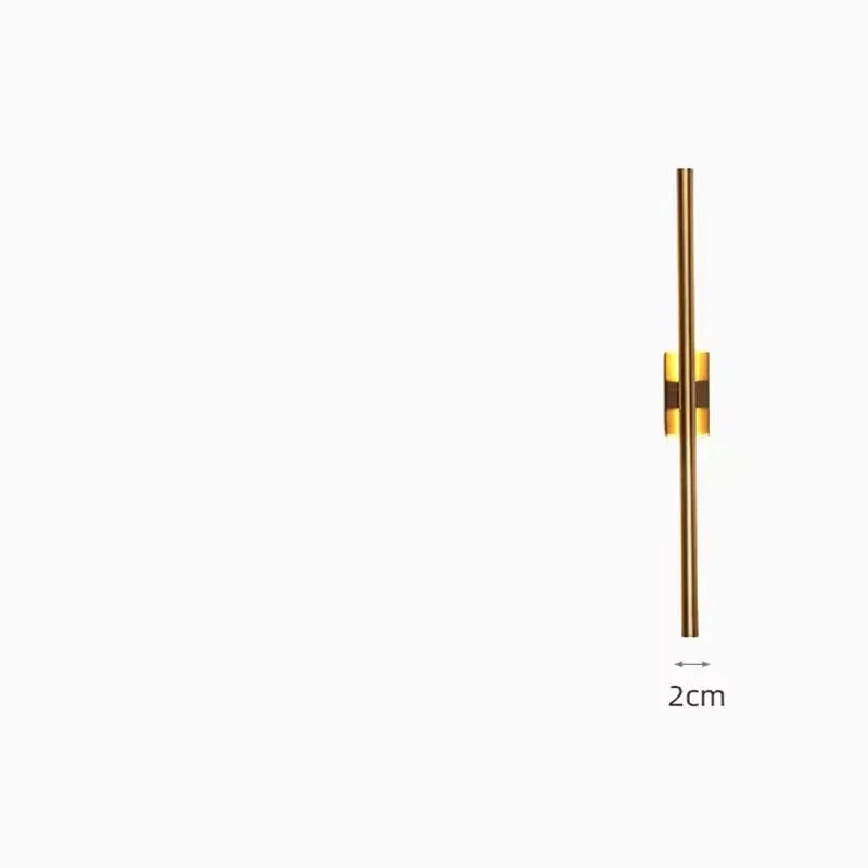 Modern Nordic Gold LED Wall Sconce Light for Home Hotel Bedroom