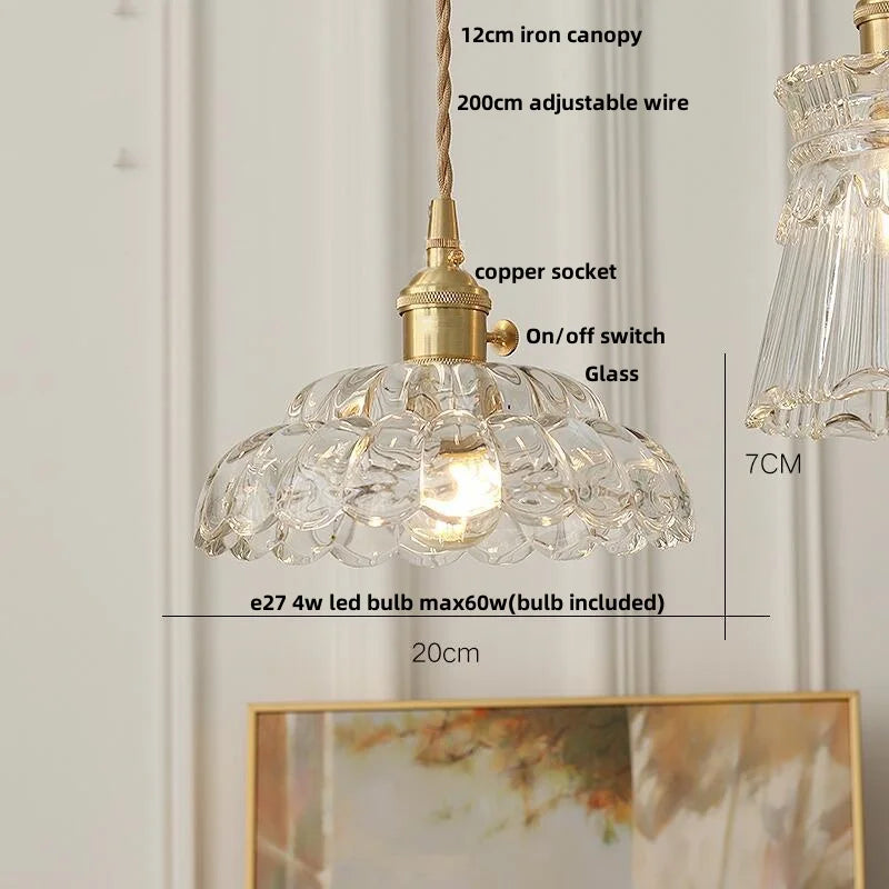 White Glass LED Pendant Light Fixture Modern Hanging Lamp