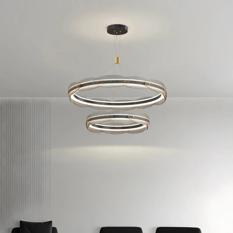 LED Pendant Light: Modern Minimalist Chandelier for Living, Dining, Kitchen, Bedroom, Office