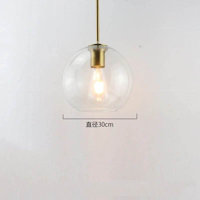 Glass Ball LED Pendant Lights for Chic Home Decor and Lighting