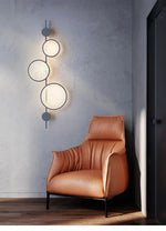 Minimalist Nordic Black LED Wall Sconce for Bedroom & Living Room