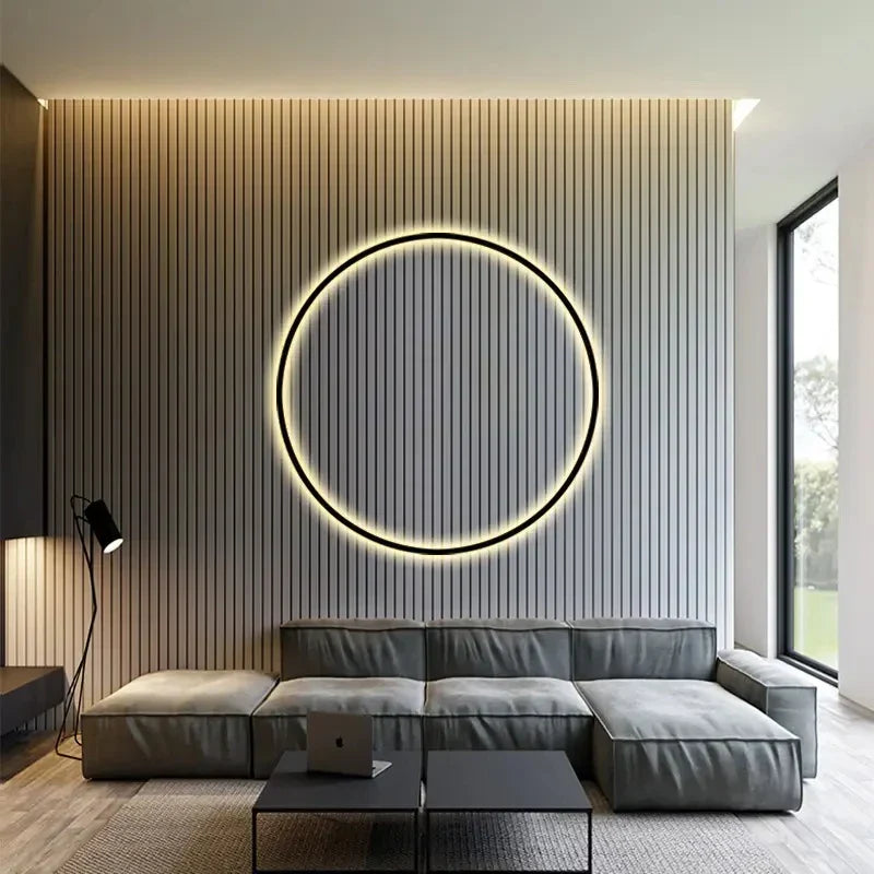 LED Wall Circle Lights for Bedroom Living Room Aisle Stairway