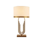 Brass Table Lamp: Modem Luxury Antique Gold Lighting for Home Decor & Office Room