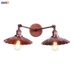 Adjustable Rustic LED Wall Lamp Antique Industrial Style Iron Vintage Lightings