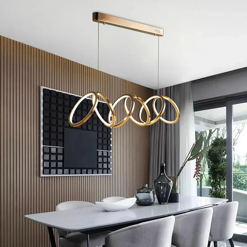 Modern LED Pendant Chandeliers for Living Room Dining Room Indoor Lighting