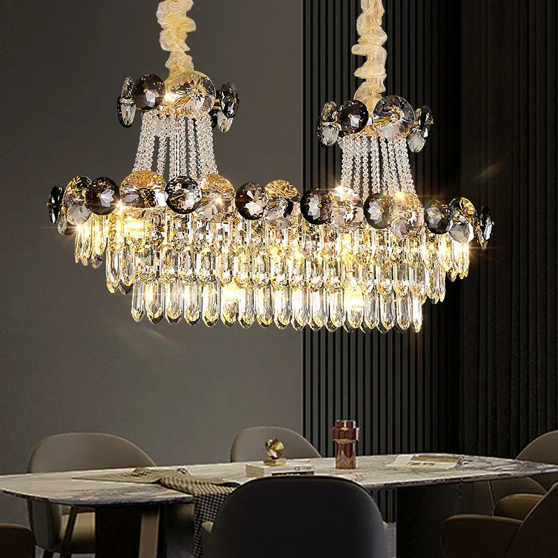 Crystal Chandelier: Modern Nordic Luxury for Living Room, Dining Room, Bedroom