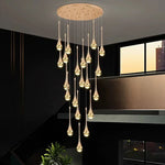 Nordic Home Decor Stair Chandelier Living Dining Pendant Ceiling Light by Afralia™