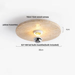 Yellow Cave Stone LED Ceiling Light: Vintage Loft Kitchen Living Room Lamp