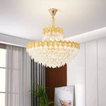 Luxury Crystal Chandelier: Elegant Lighting Solution for Living Room, Lobby, and Restaurant
